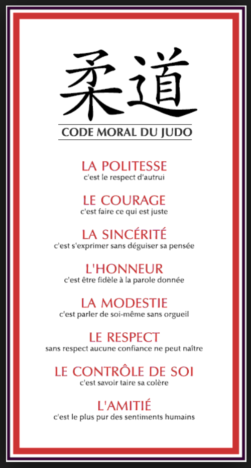 Code moral du judo